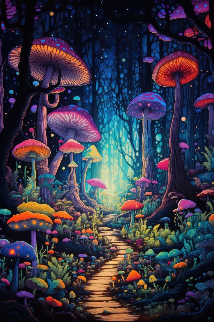 Trippy Forest Wallpapers - Top Free Trippy Forest Backgrounds ...