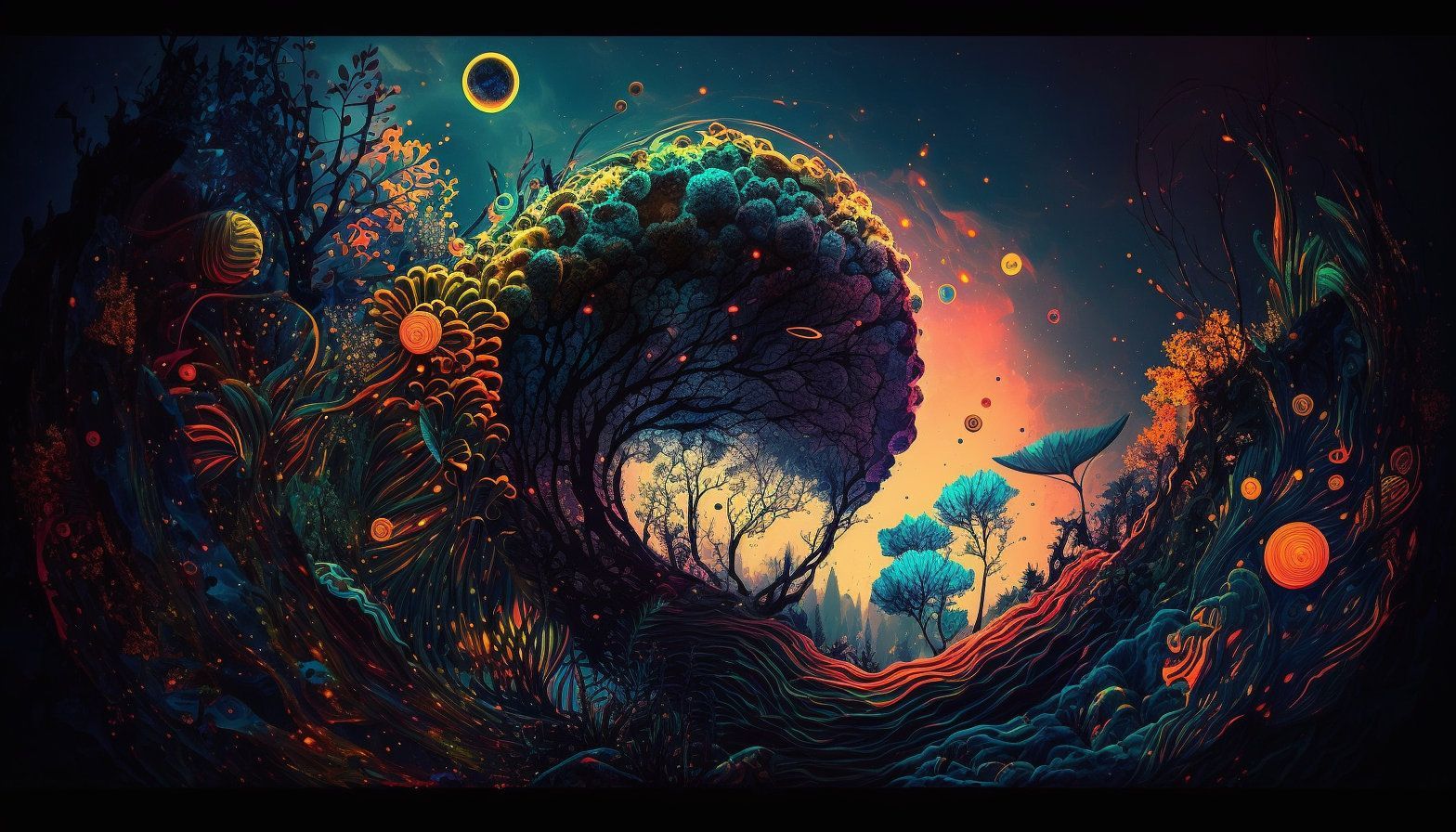 Trippy Forest Wallpapers - Top Free Trippy Forest Backgrounds ...