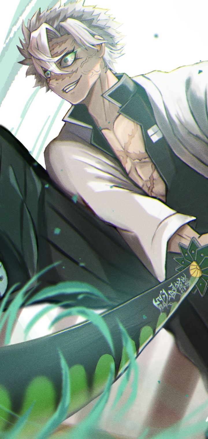720x1520 Sanemi Shinazugawa Wallpaper
