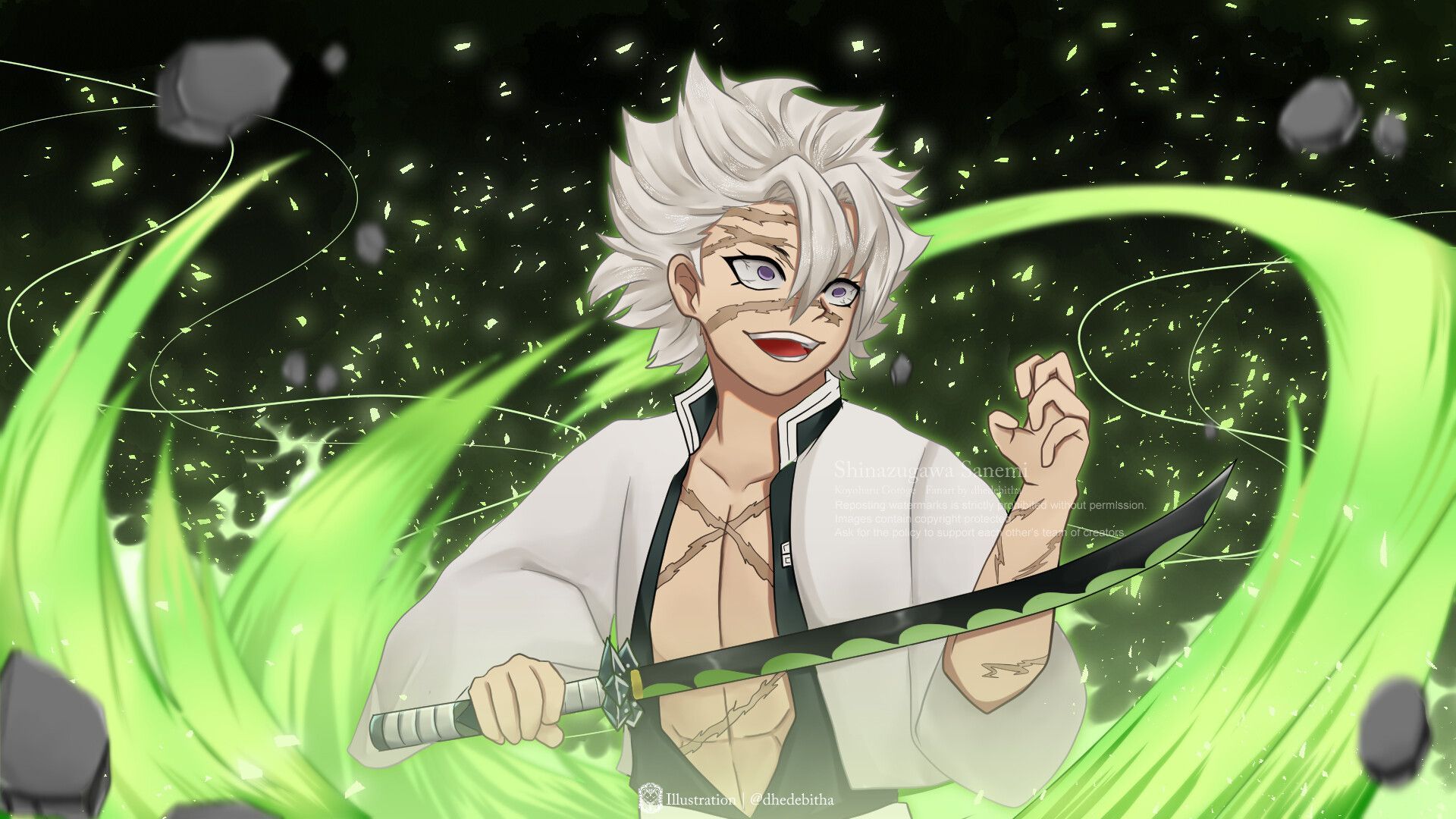 1920x1080 Shinazugawa Sanemi From