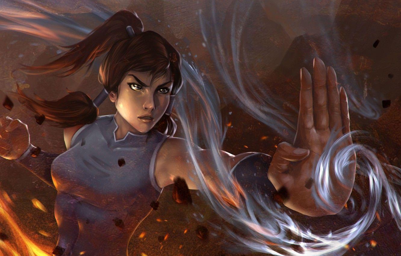 1332x850 Wallpaper water, fire, earth, element, magic, art, the air