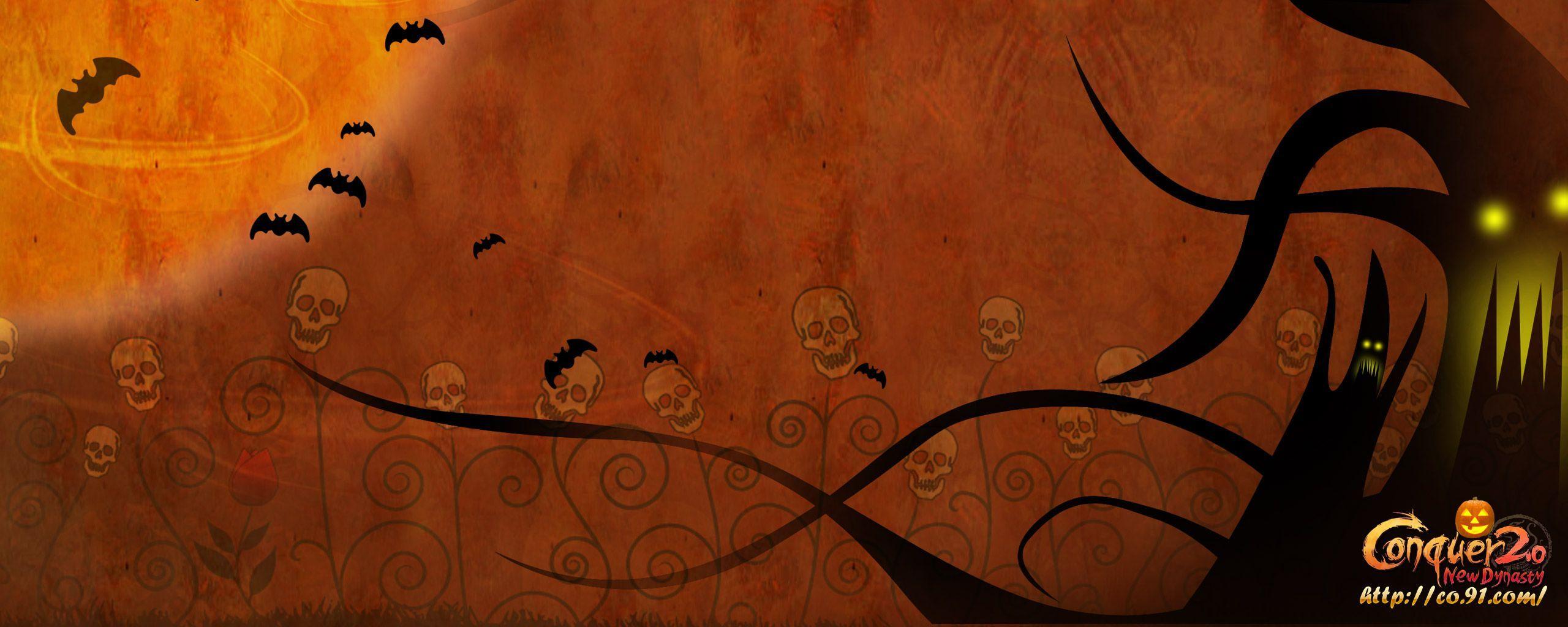2560x1024 Conquer Online Halloween Wallpaper 3