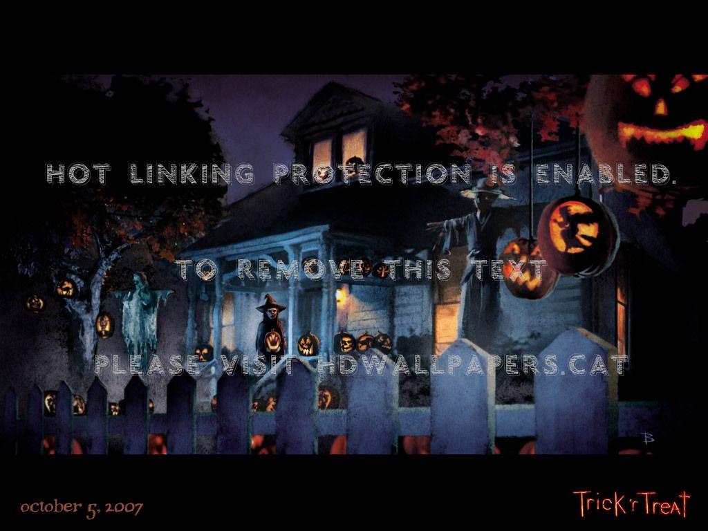 1024x768 trick treat halloween horror movie