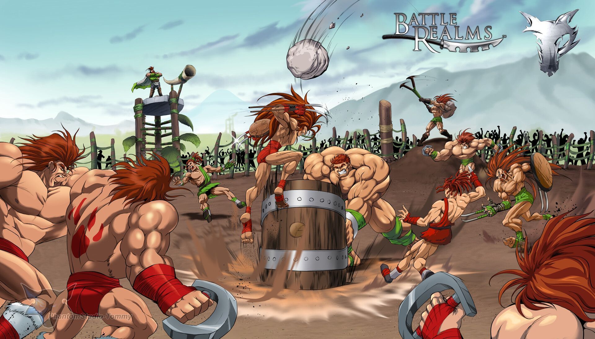 1920x1095 Battle Realms: Wolf ball
