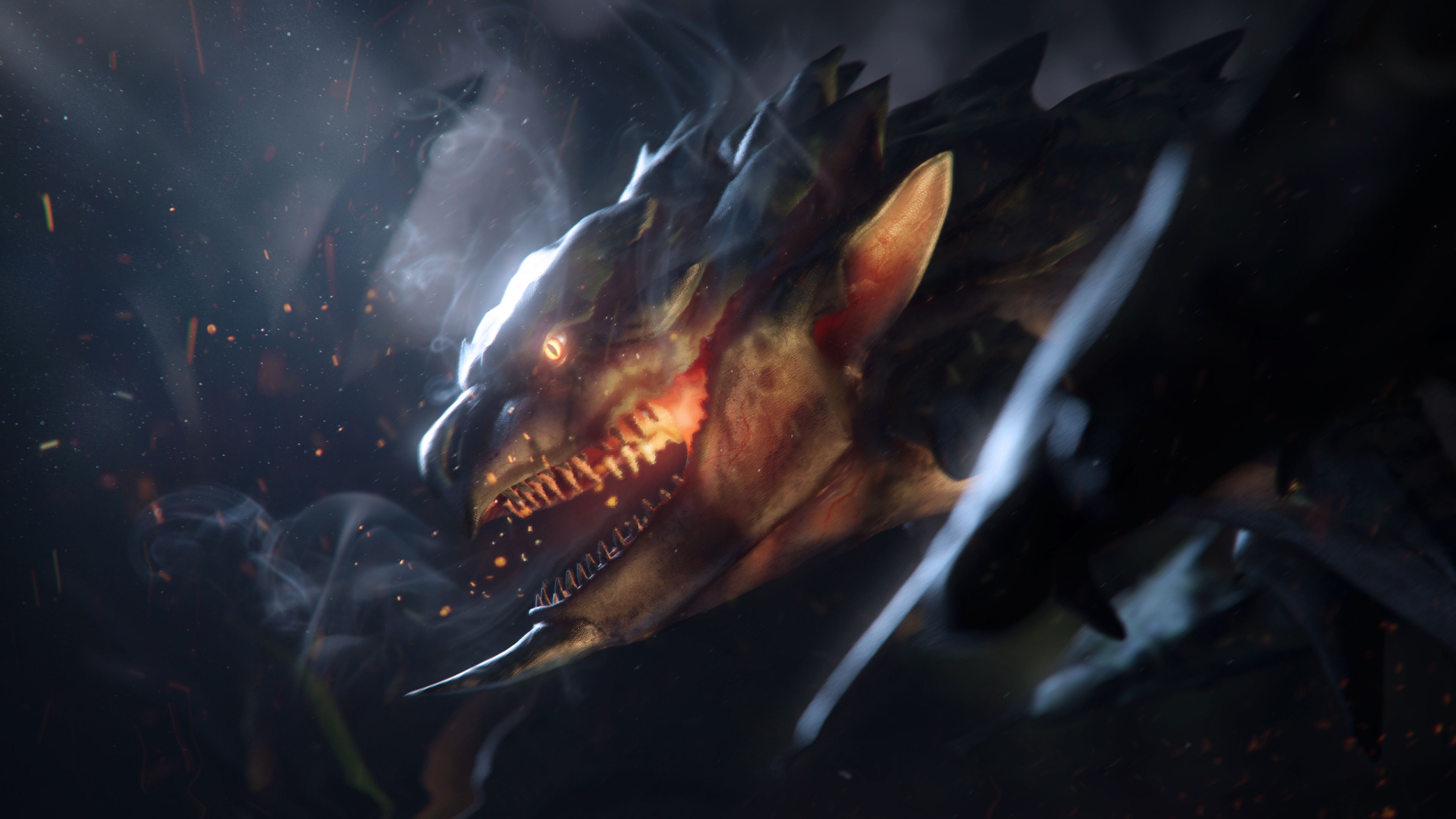 3840x2160 3D file Monster Hunter