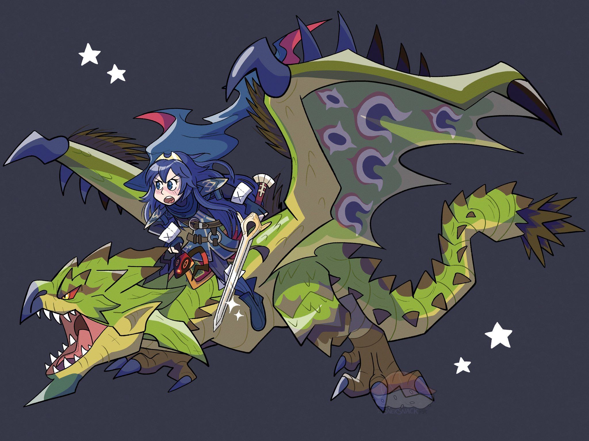 2048x1536 Rathian from #MonsterHunter. Crossover