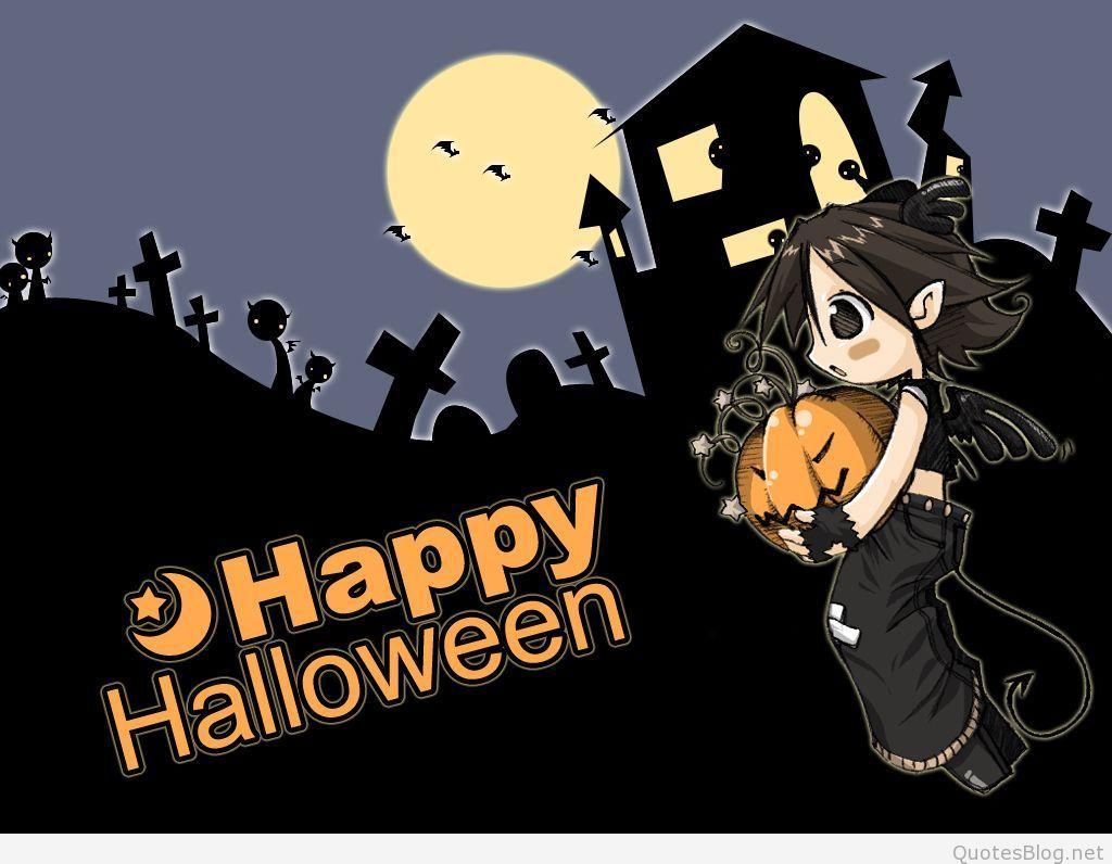 1024x796 Cute Happy Halloween Wallpaper