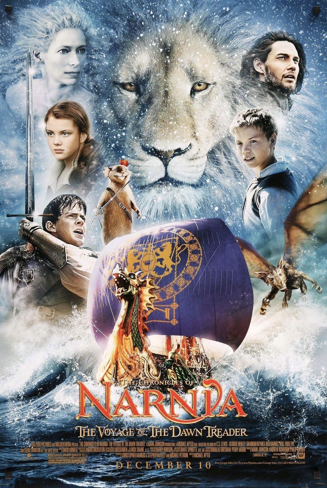 1304x1946 The Chronicles of Narnia: The Voyage
