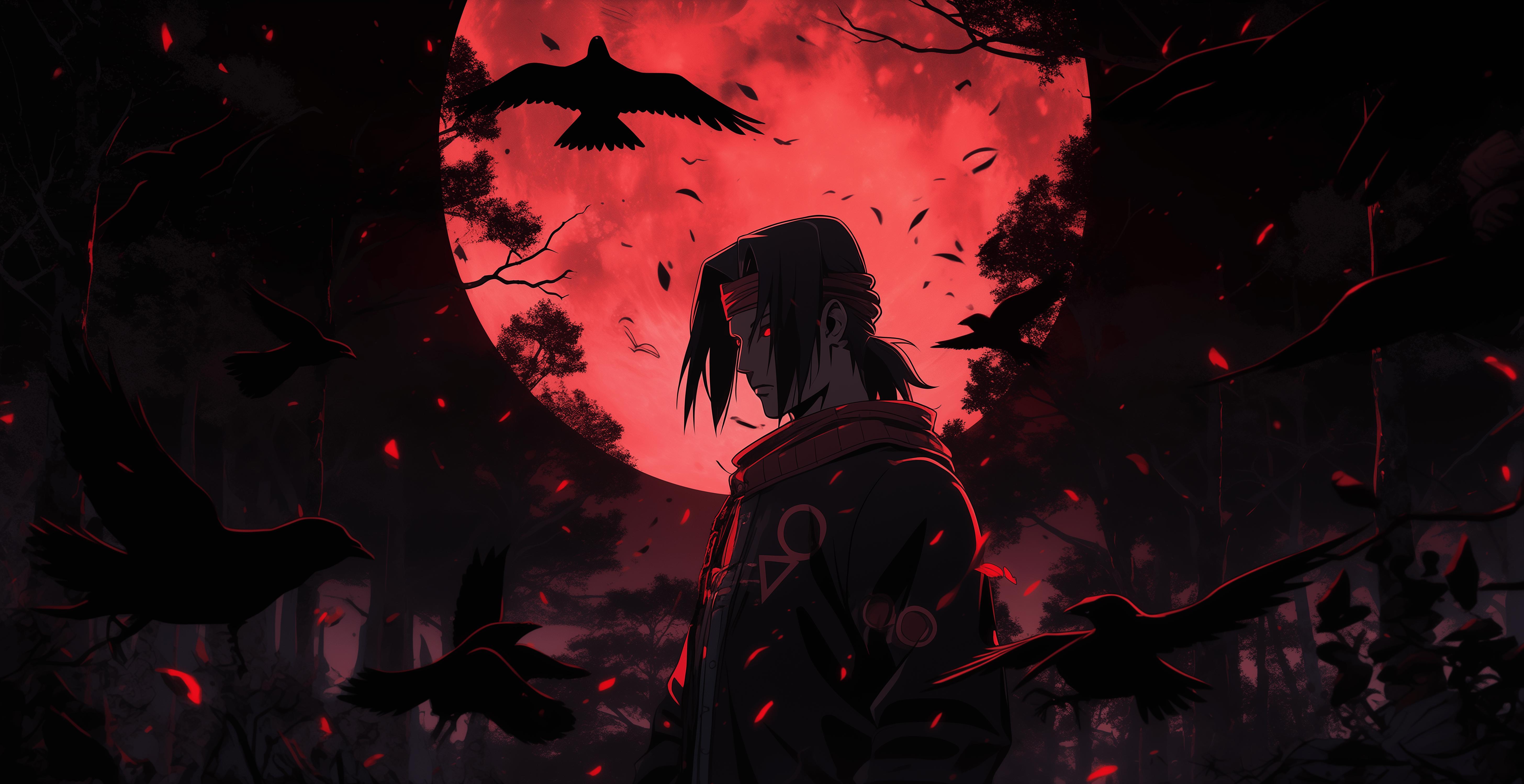 5824x2995 Itachi Uchiha Wallpaper