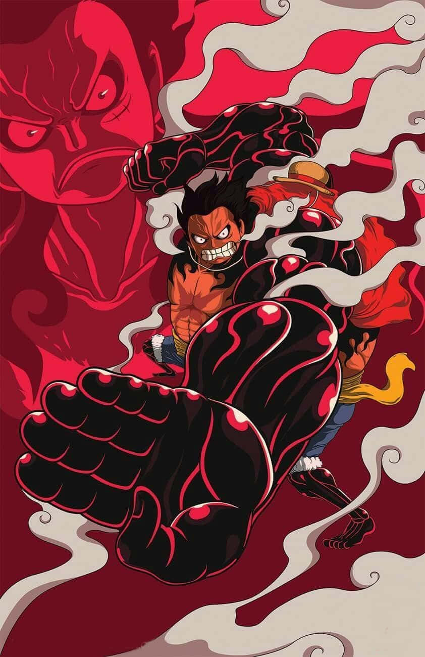 842x1300 Download Luffy Goes Gear 5 In This High Definition Wallpaper