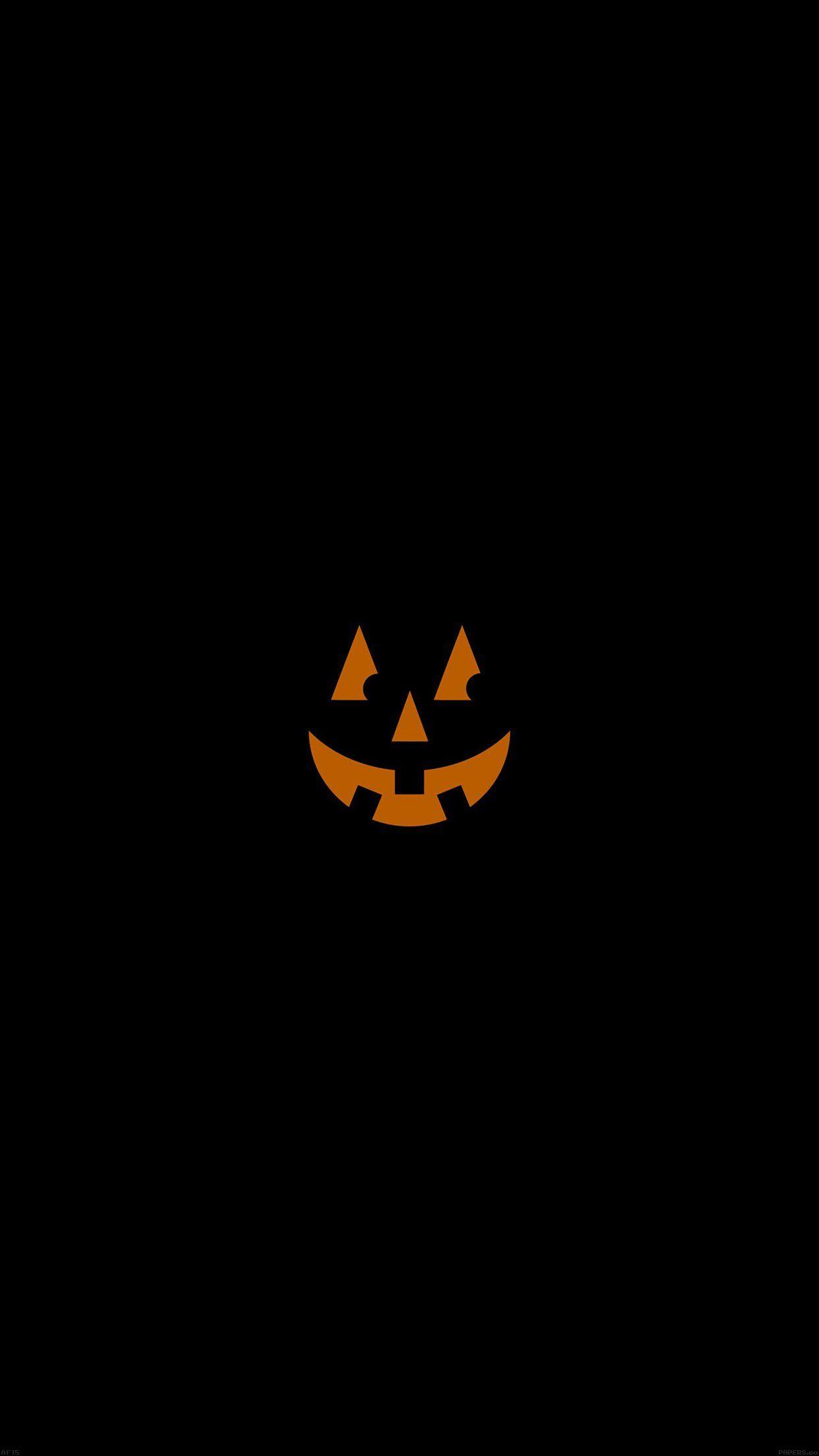 1242x2208 iPhone7papers smile halloween minimal