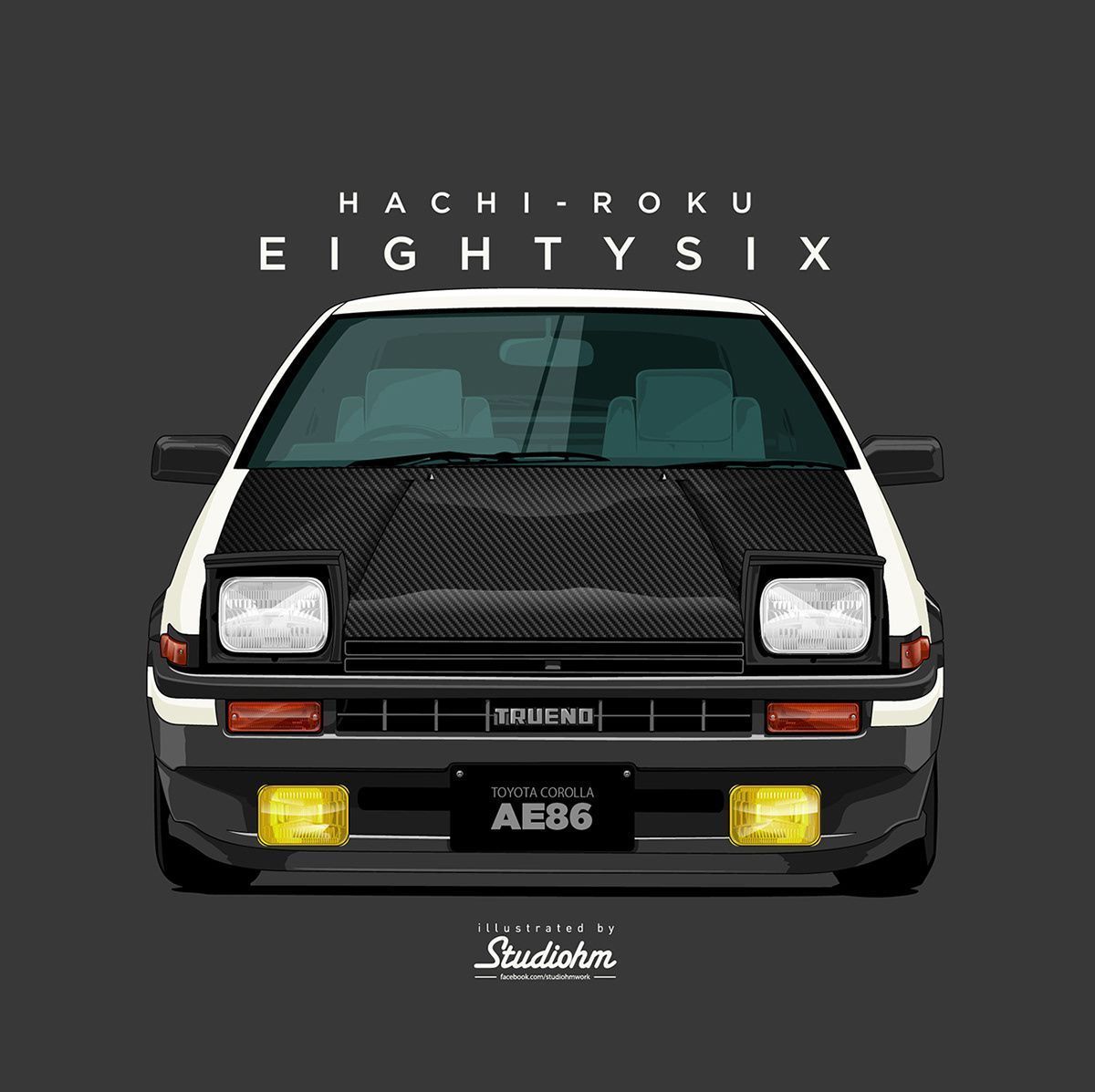 1200x1197 HACHI ROKU 86 - Behance