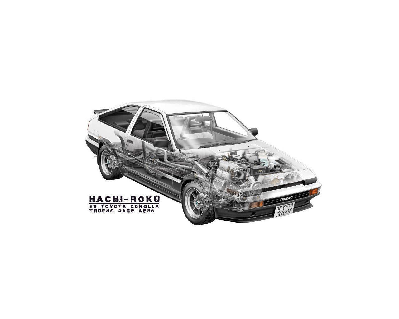 1280x1024 Hachiroku Wallpaper
