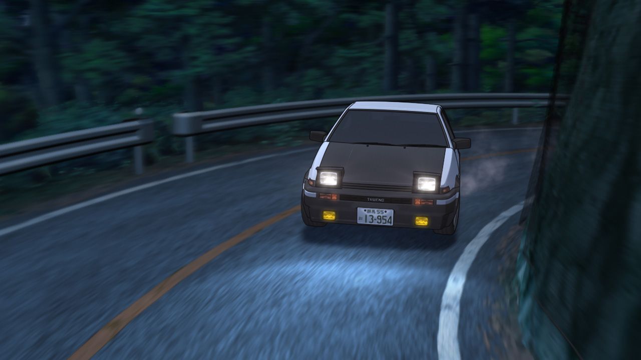 1280x720 Initial D Fifth Stage AE86 Trueno