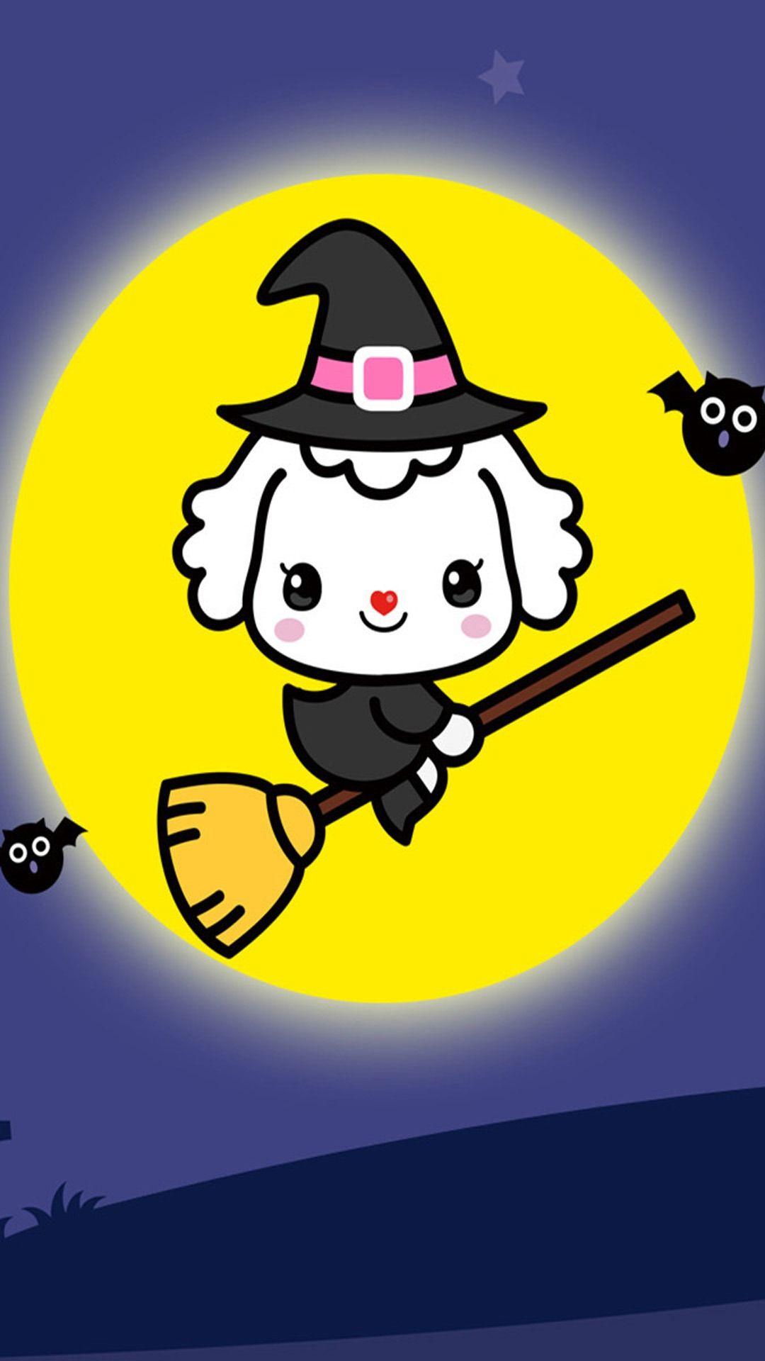 1080x1920 Cartoon Halloween iPhone Wallpaper Background