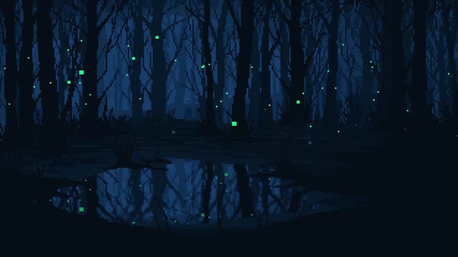 1500x844 Forest Pixel Live Wallpaper