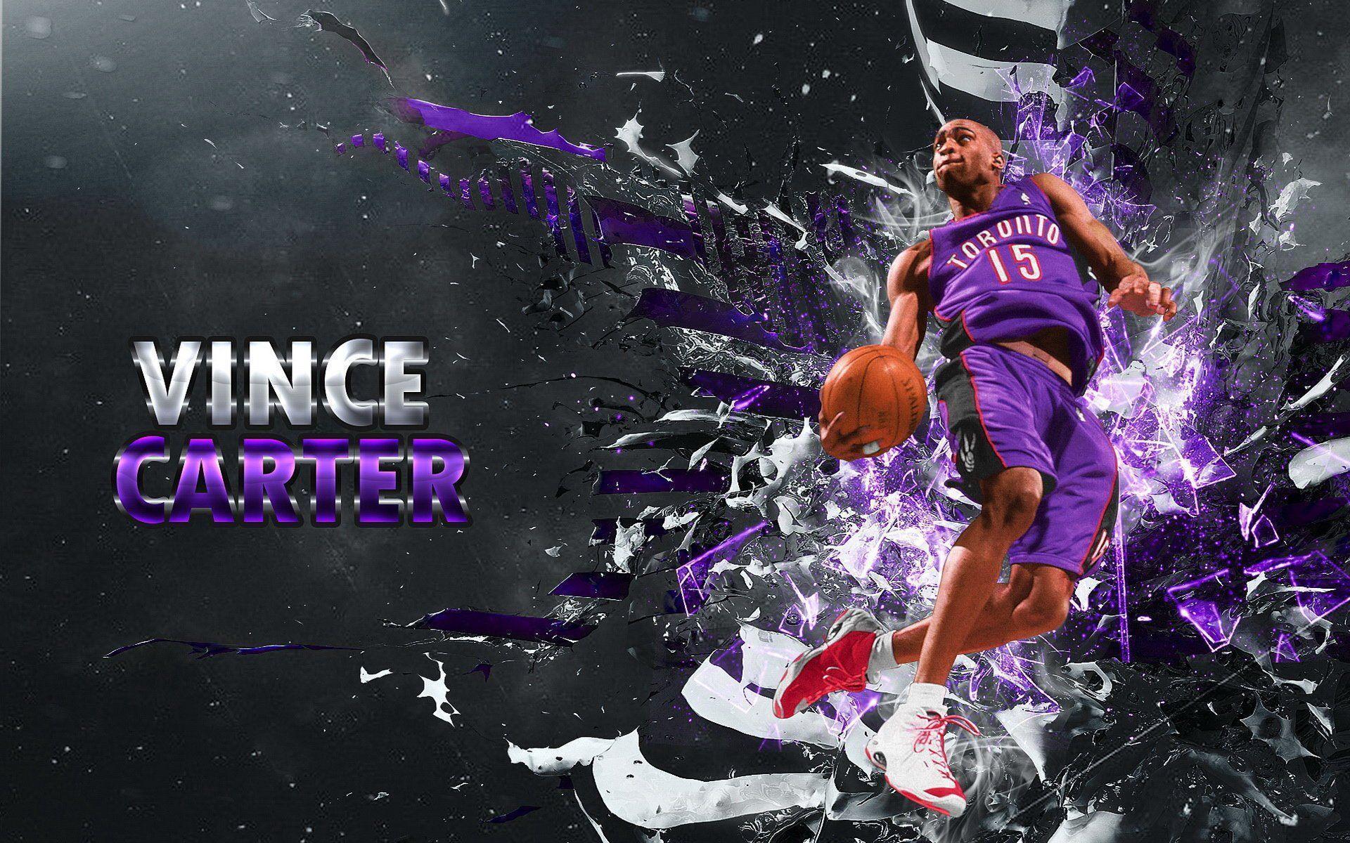 MasonArts Vince Carter 36inch X 24inch Silk Poster