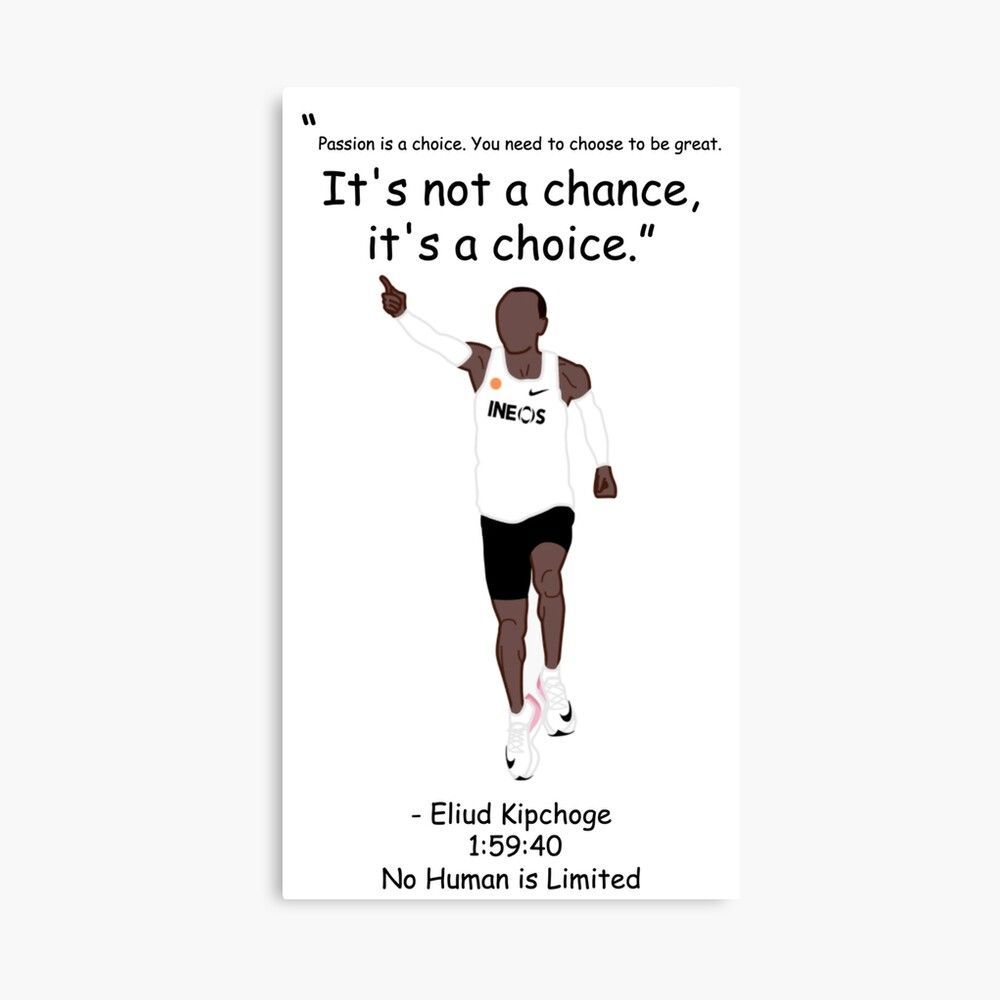 1000x1000 Eliud Kipchoge No Human Is Limited Art