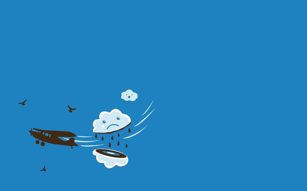 1280x800 Minimalism Blue, HD Artist, 4k Wallpaper, Image