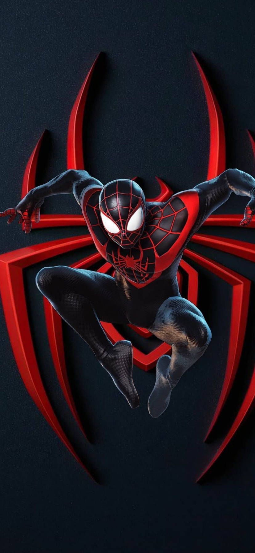 828x1792 Download Miles Morales Spider Man IPhone XR Wallpaper