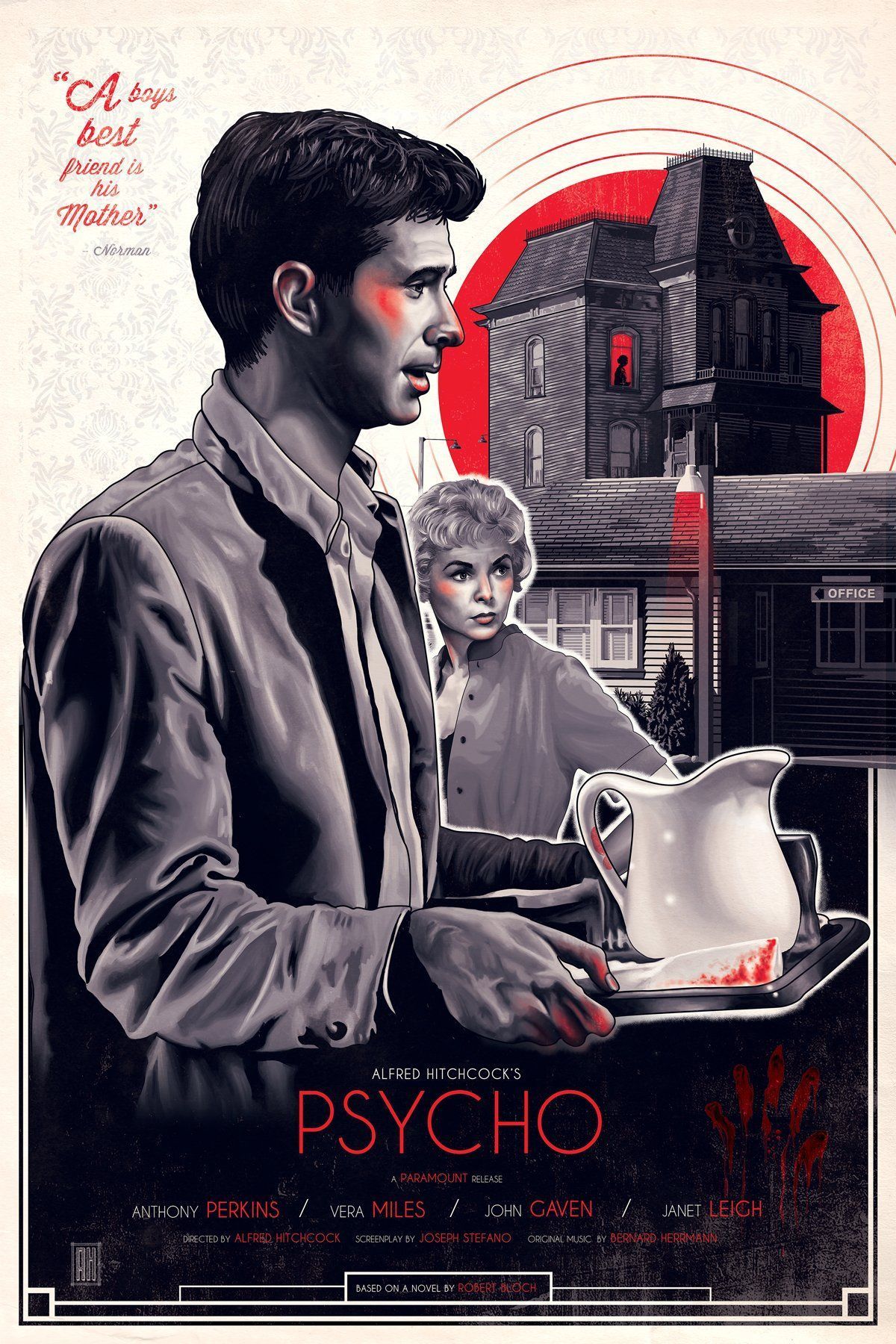 1200x1800 Psycho Hitchcock Wallpaper