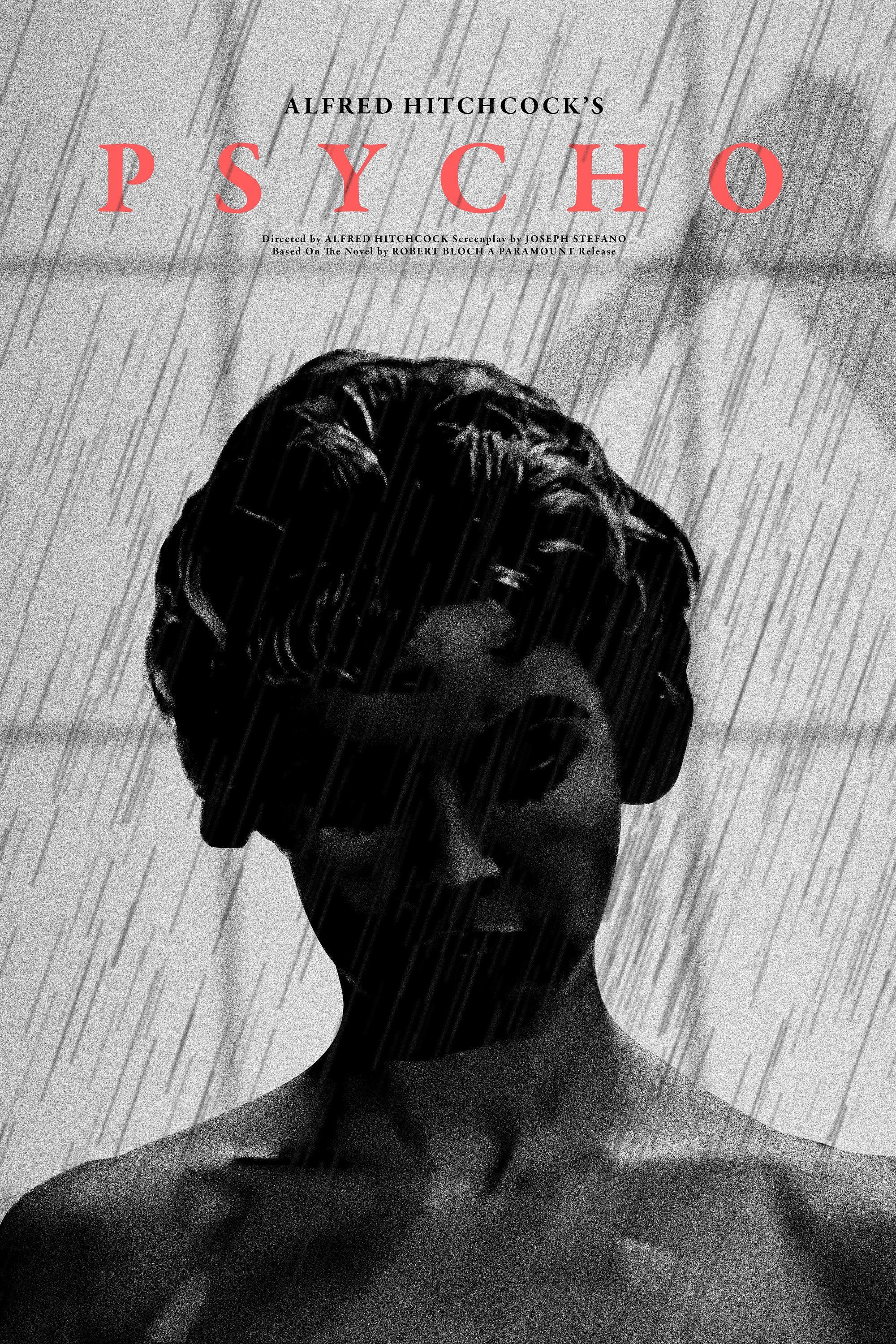 2000x3000 Psycho 1960 Minimal Movie Poster Giclee