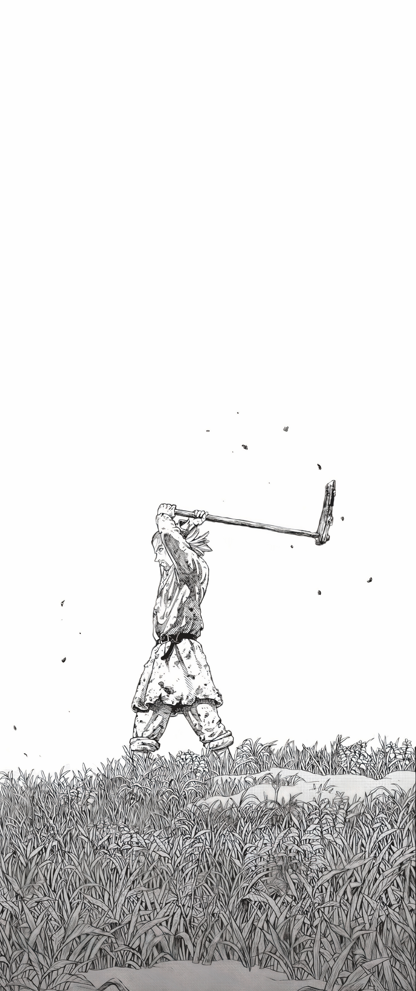 1387x3304 Vinland Saga iPhone Wallpaper