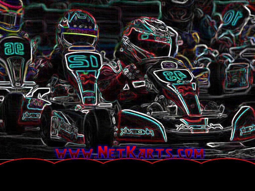 1024x768 Go Karting Wallpaper
