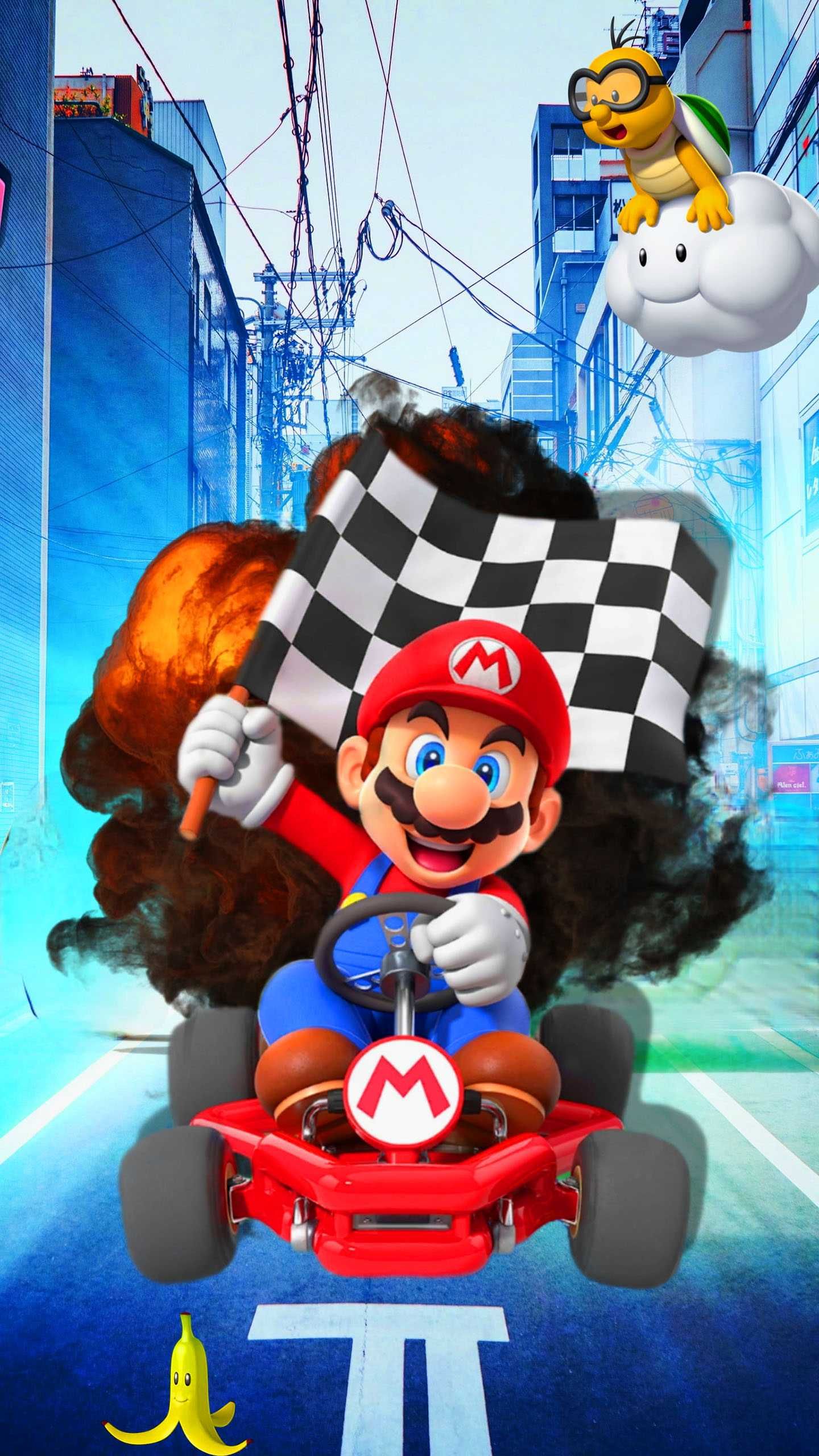 1440x2560 Mario Kart Wallpaper. Super