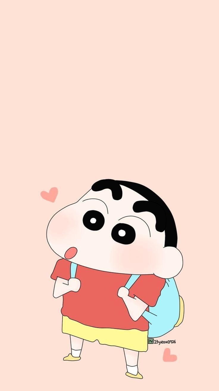 736x1309 Cute Shinchan Wallpaper