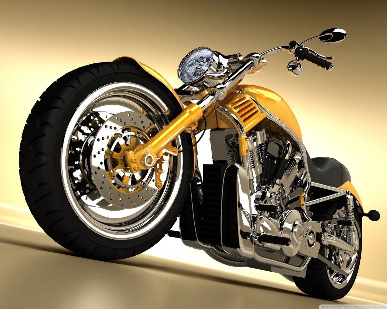 1280x1024 Motorcycle 3D Ultra HD Desktop
