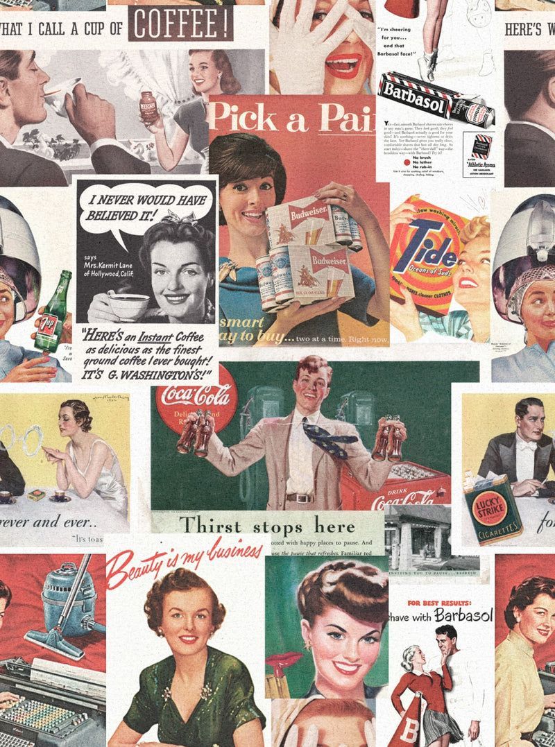 800x1077 Mind The Gap Murals Retro Ads WP20069