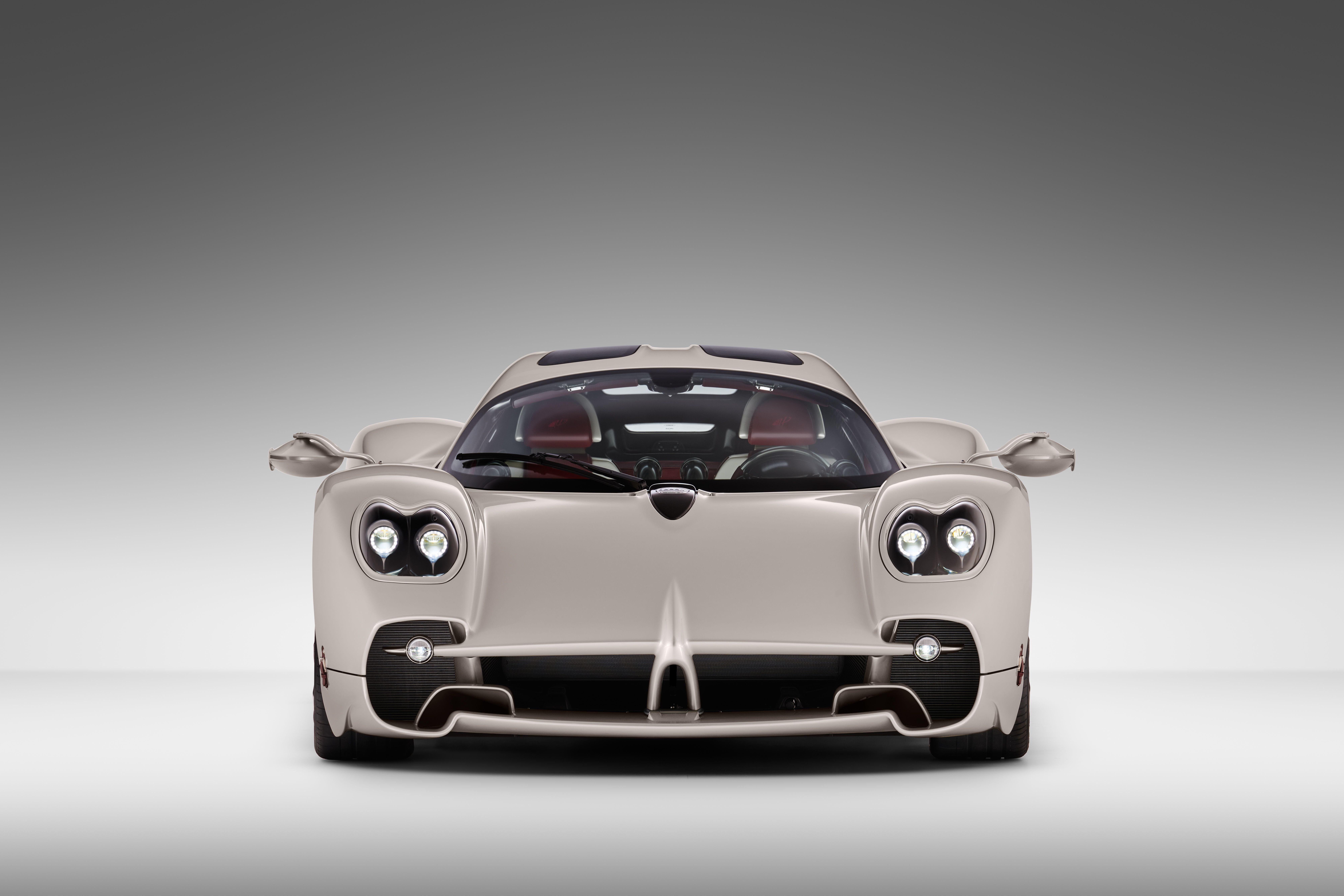 8023x5349 Wallpaper lights, Pagani, front view