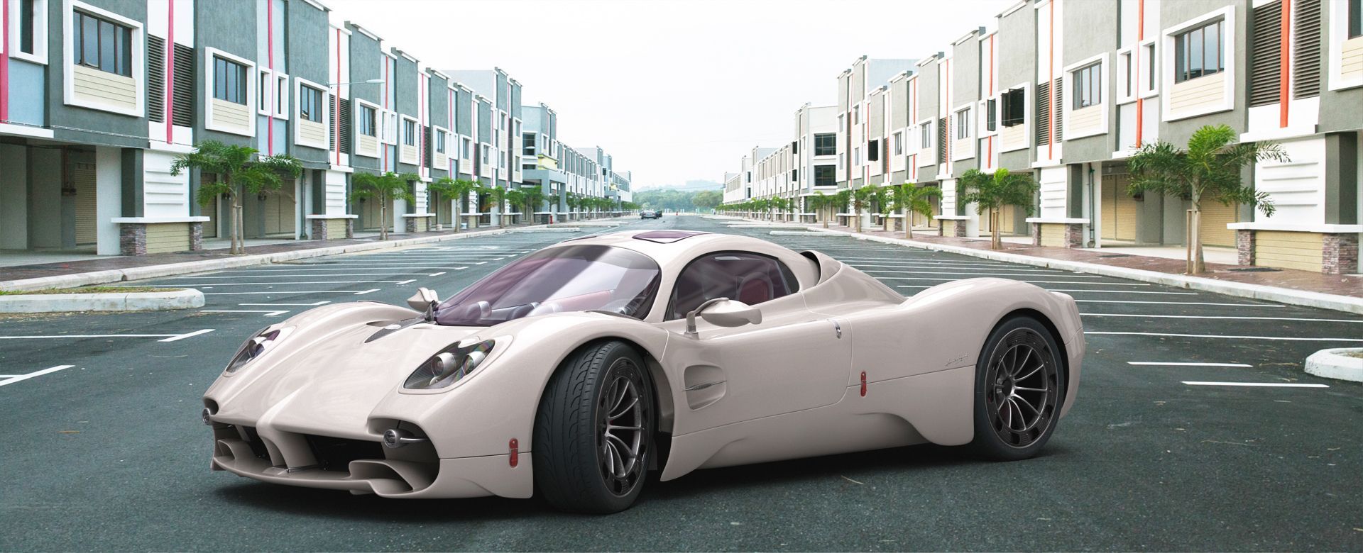 1920x780 3D Pagani Utopia 2023 With Interior