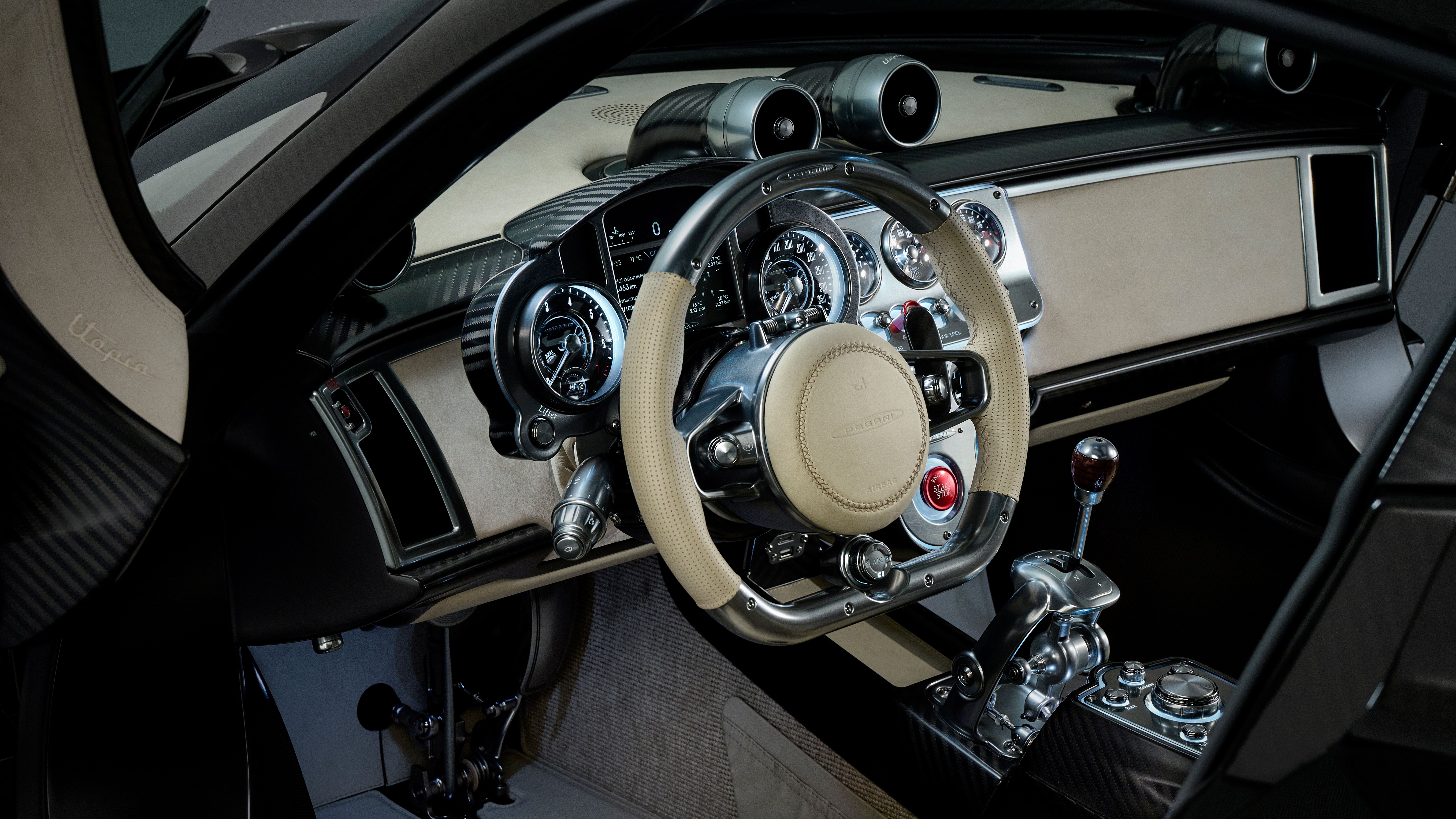 7680x4320 Pagani Utopia 2023 Interior 8K