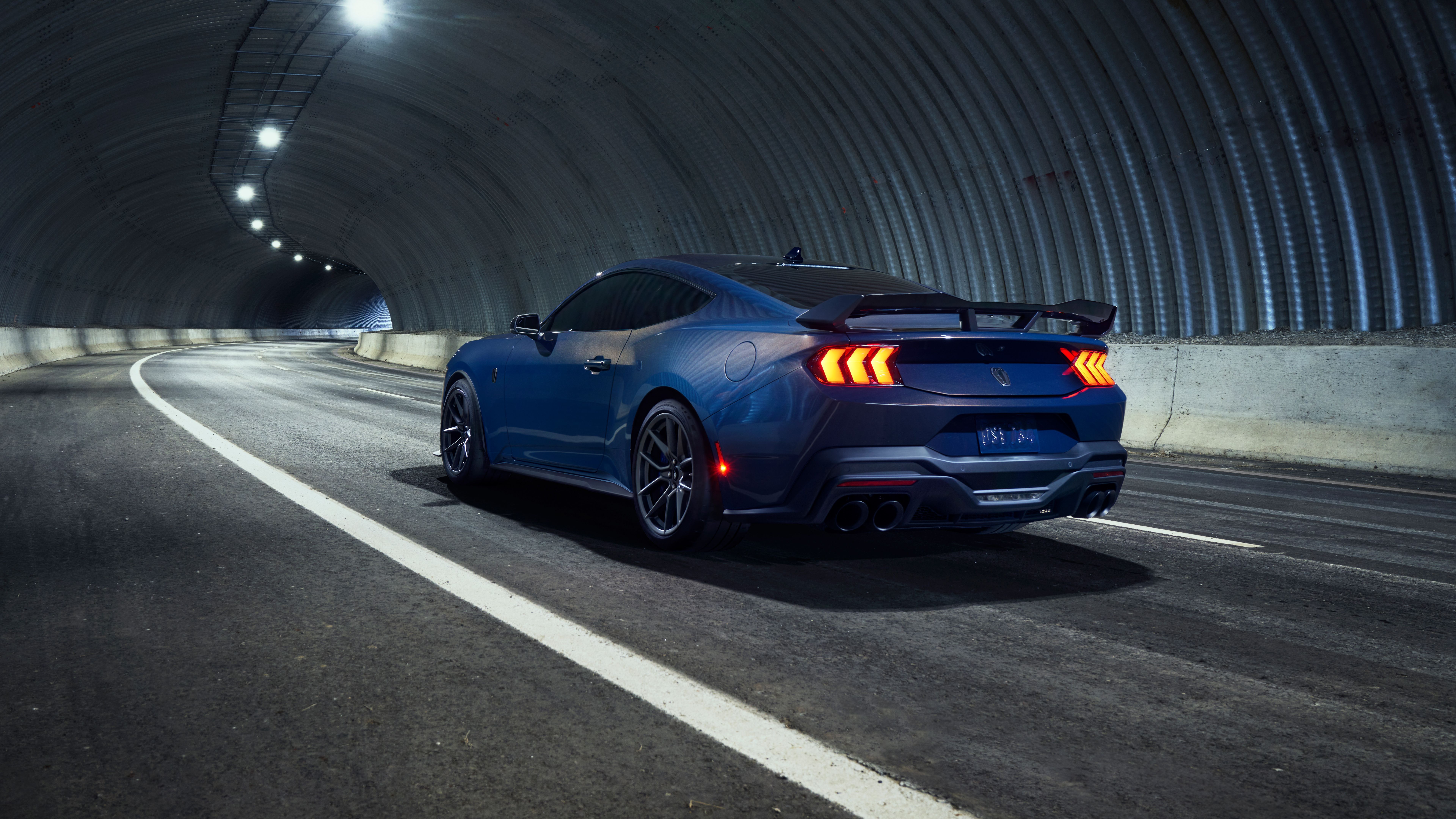 7680x4320 Ford Mustang Dark Horse 2024 4K 8K 4