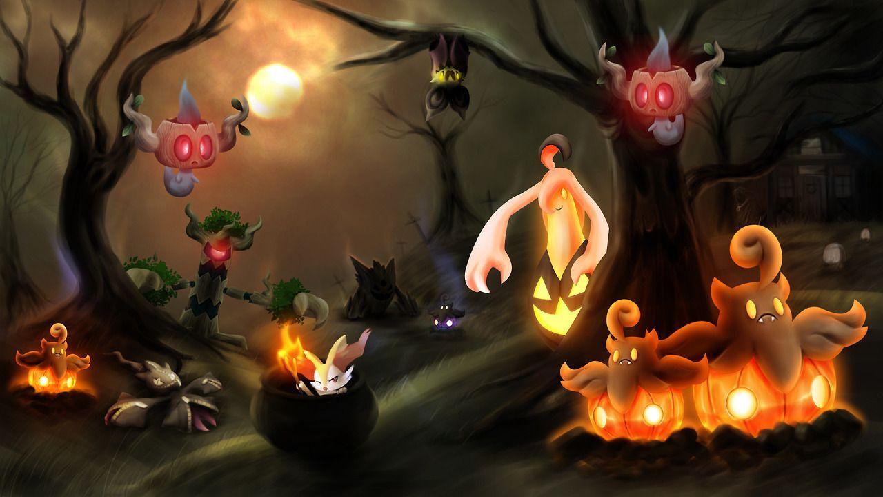 1280x720 Happy Pokemon Halloween. Pure geekery. Ghost pokemon