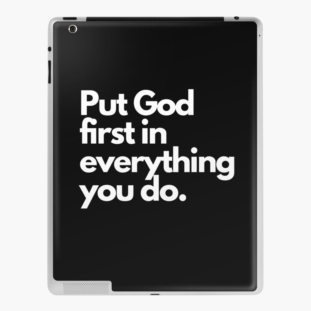 1000x1000 PUT GOD FIRST IN EVERYTHING YOU DO Art