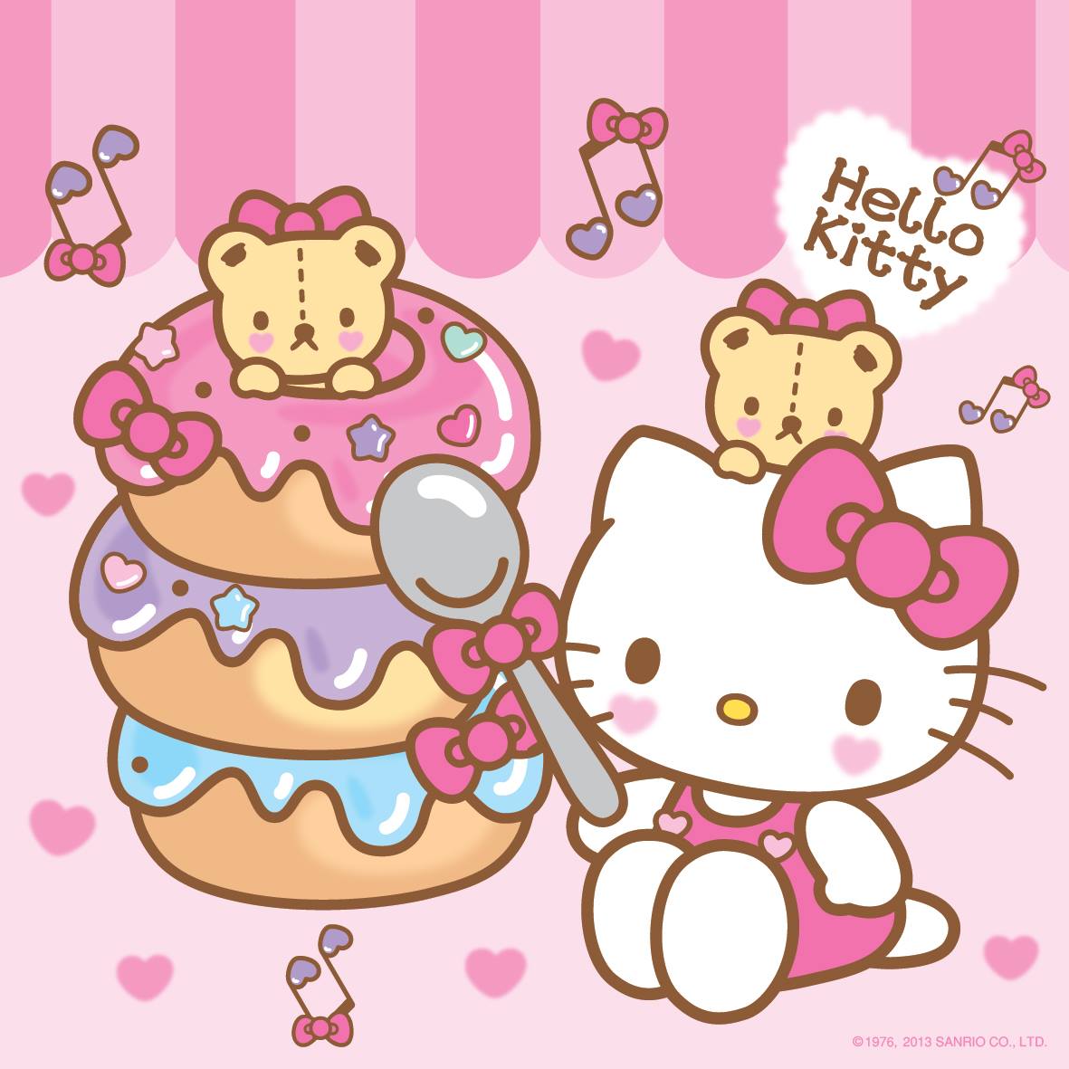 1181x1181 Donut Hello Kitty. Sanrio ❤. Hello kitty, Kitty