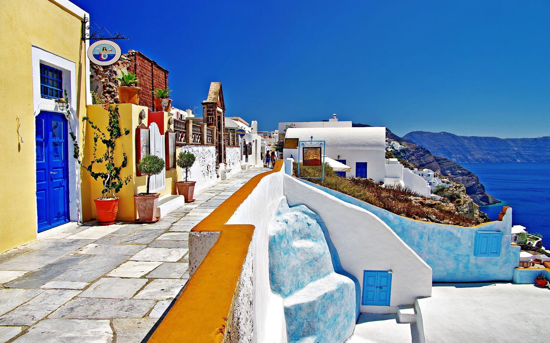 1920x1200 santorini oia. Greece oia santorini Wallpaper Picture