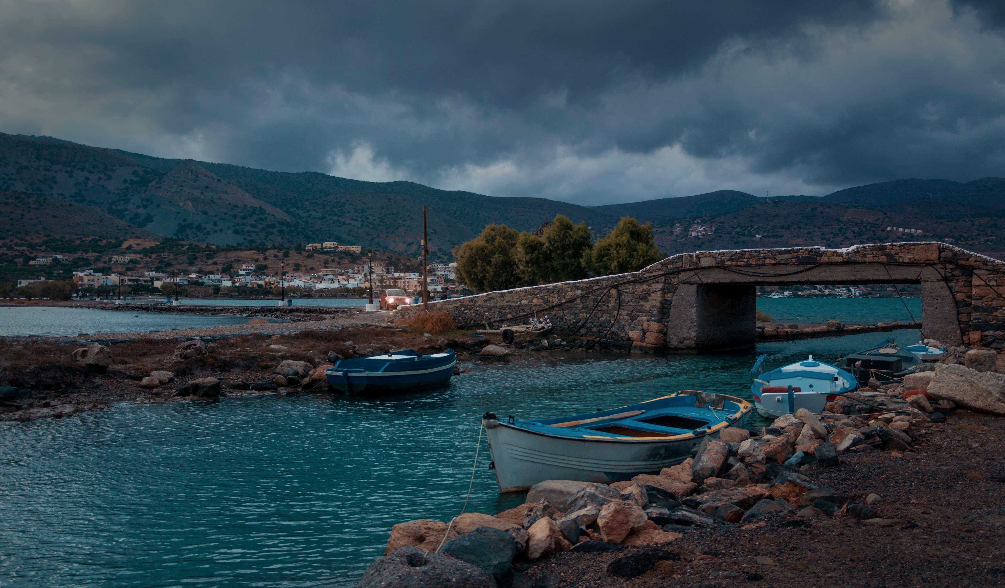3840x2250 abendstimmung, atmospheric, auto, blue, blue light