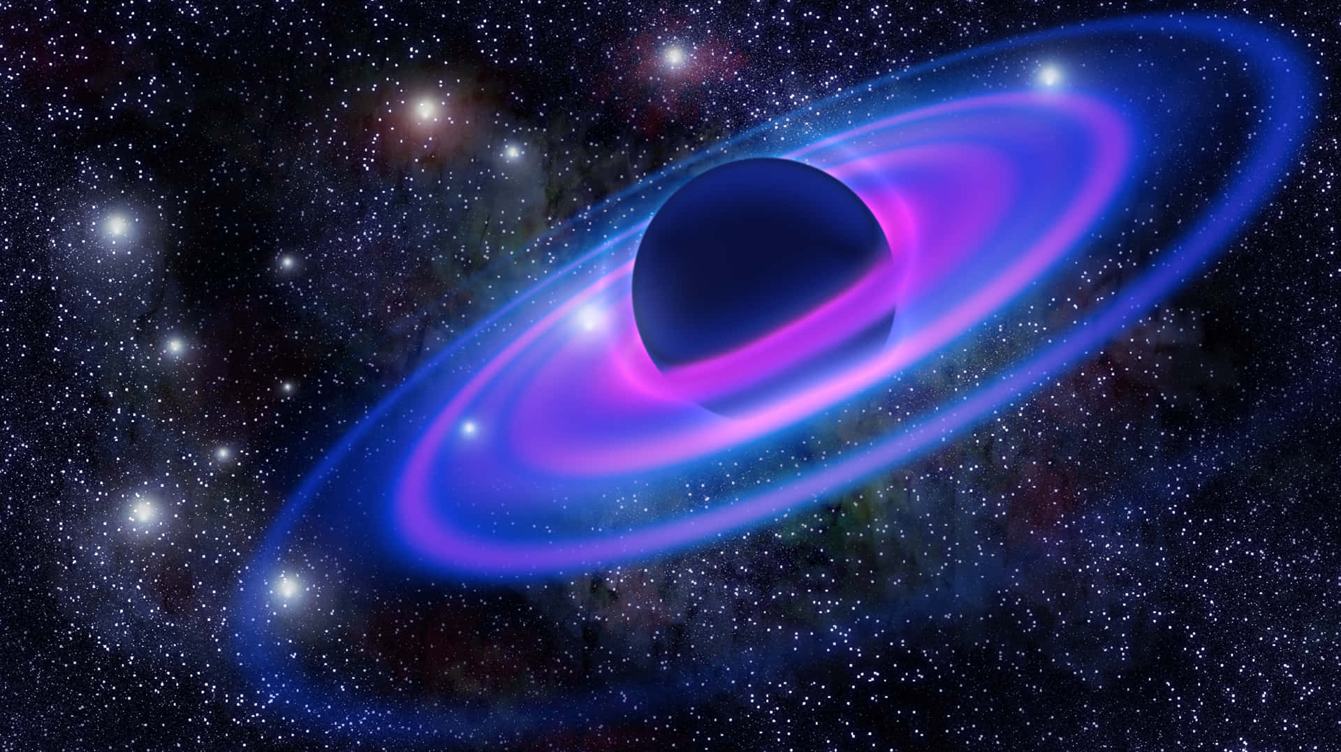 1920x1077 Purple Ring Wallpaper