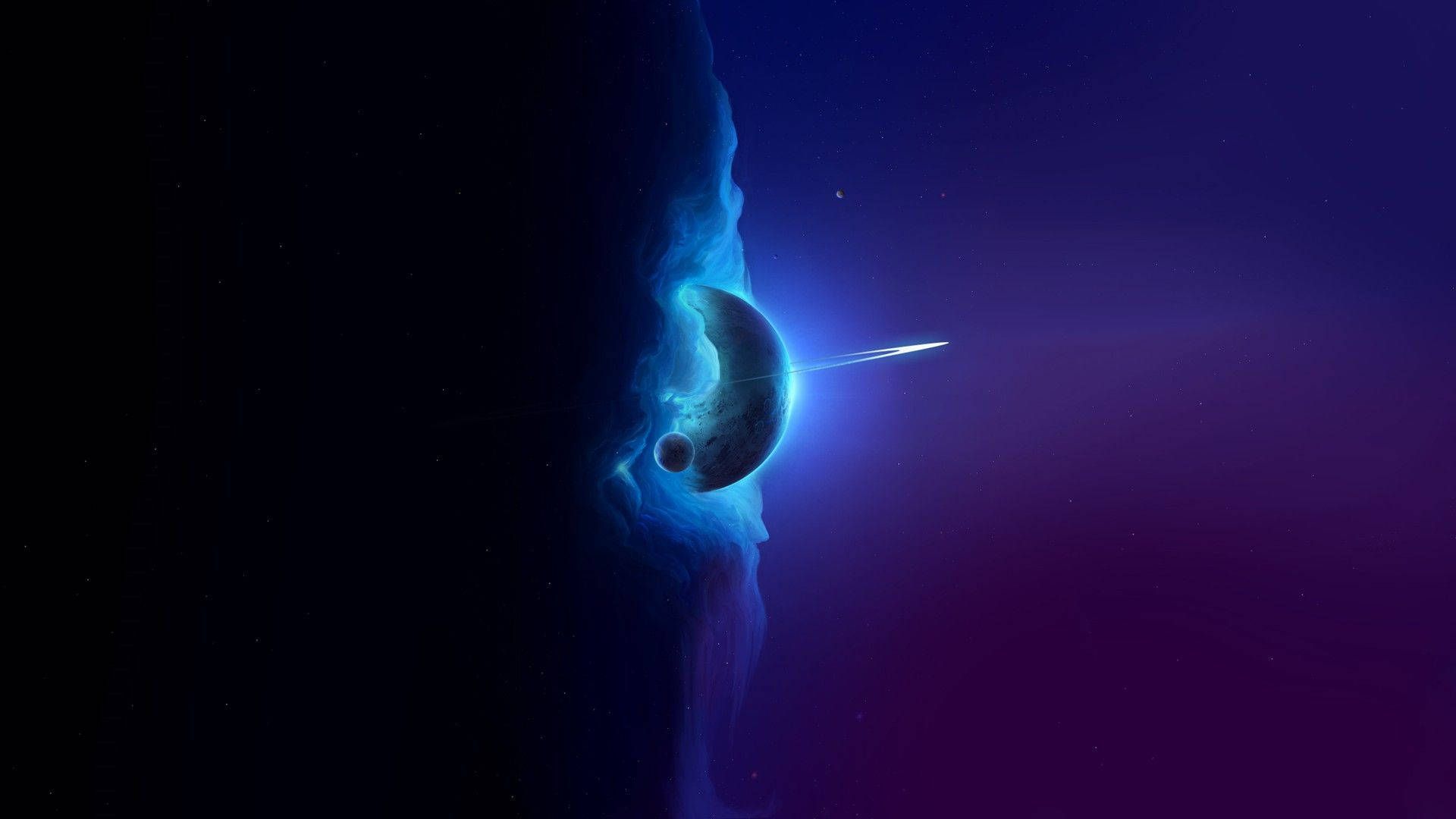 1920x1080 Black Hole Wallpaper
