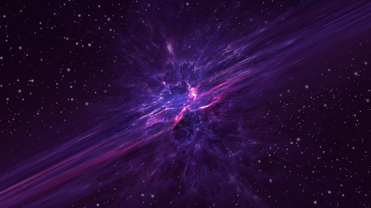 1280x719 Download Space, Black Hole, Nebula
