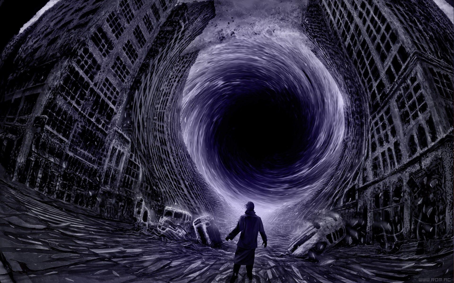 1920x1200 Black Hole Wallpaper