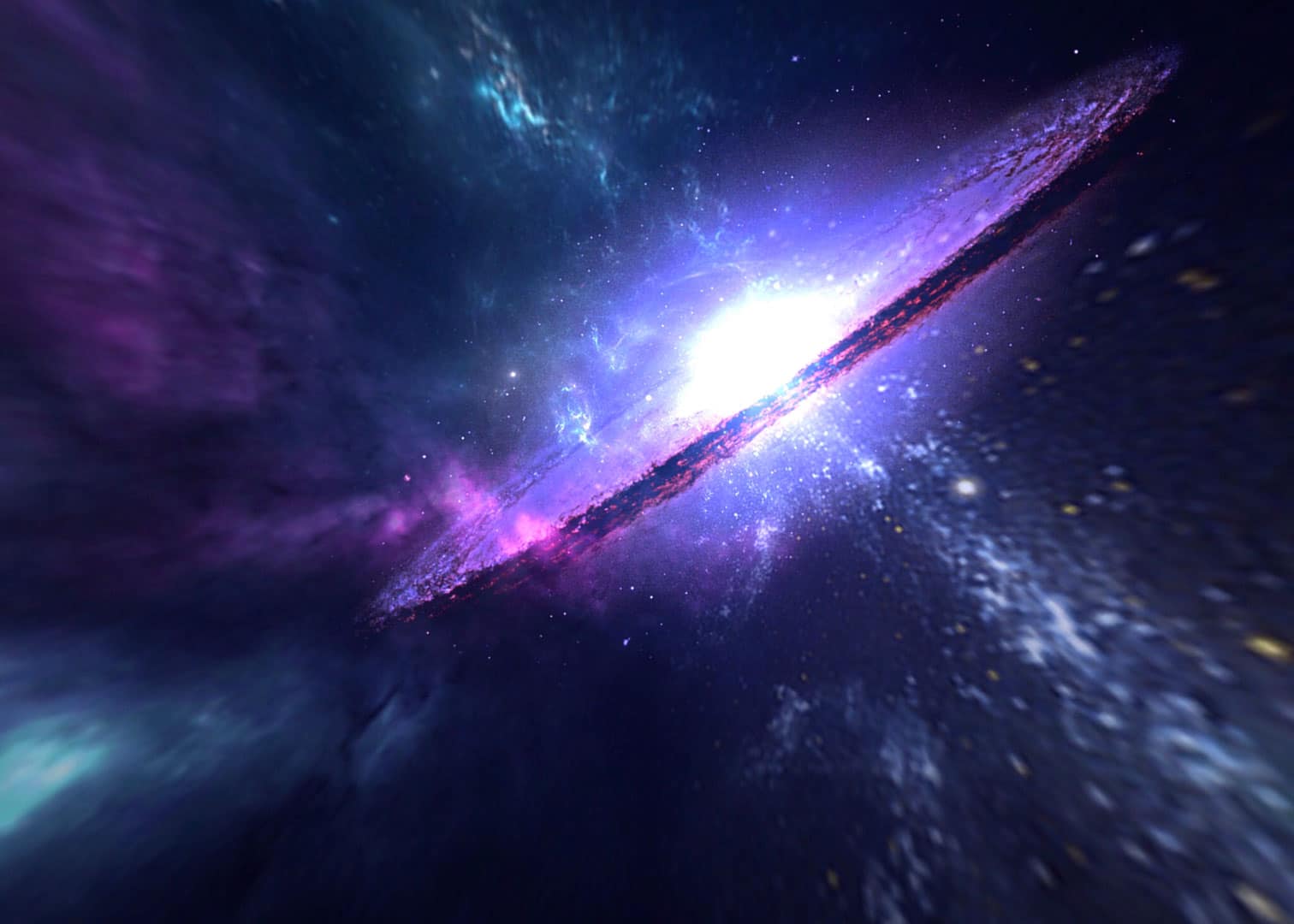 1512x1080 Supermassive black hole tears apart a