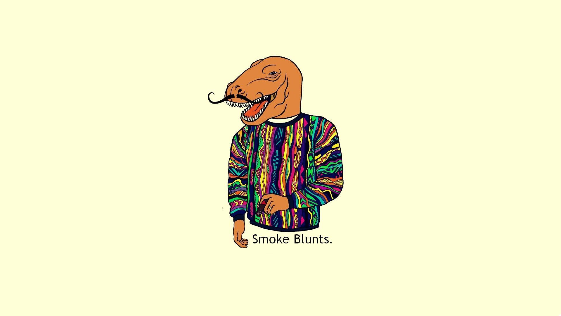 1920x1080 Smoke Blunts T Rex wallpaper