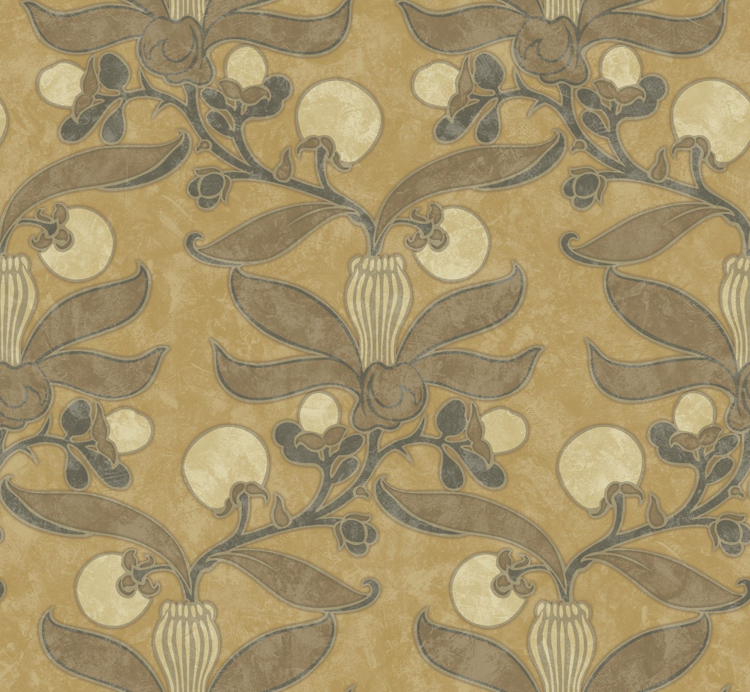 2560x2363 Passion Flower Fabric & Sisal