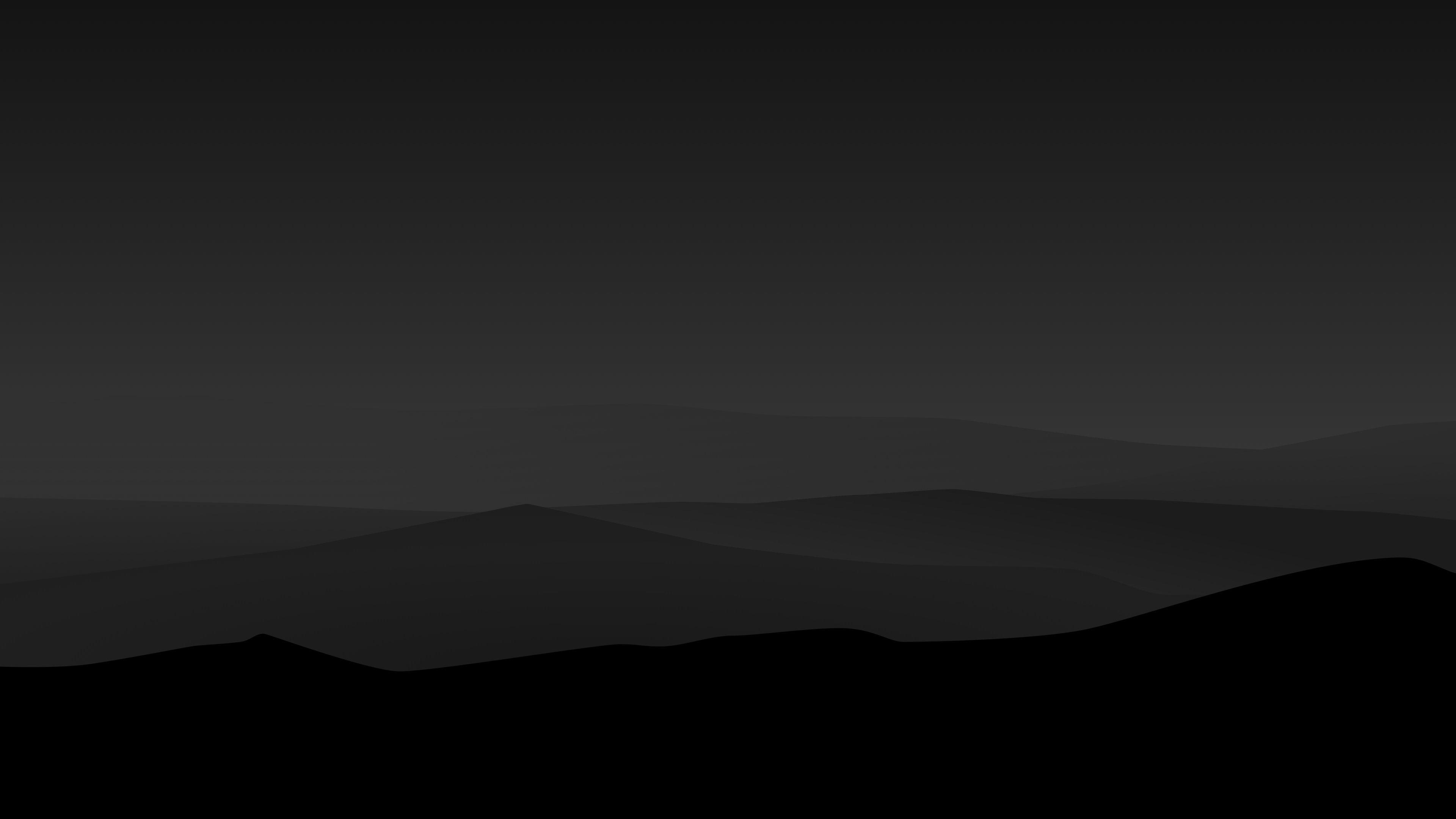 3840x2160 Wallpaper 4k Dark Night Mountains Minimalist 4k 4k Wallpaper