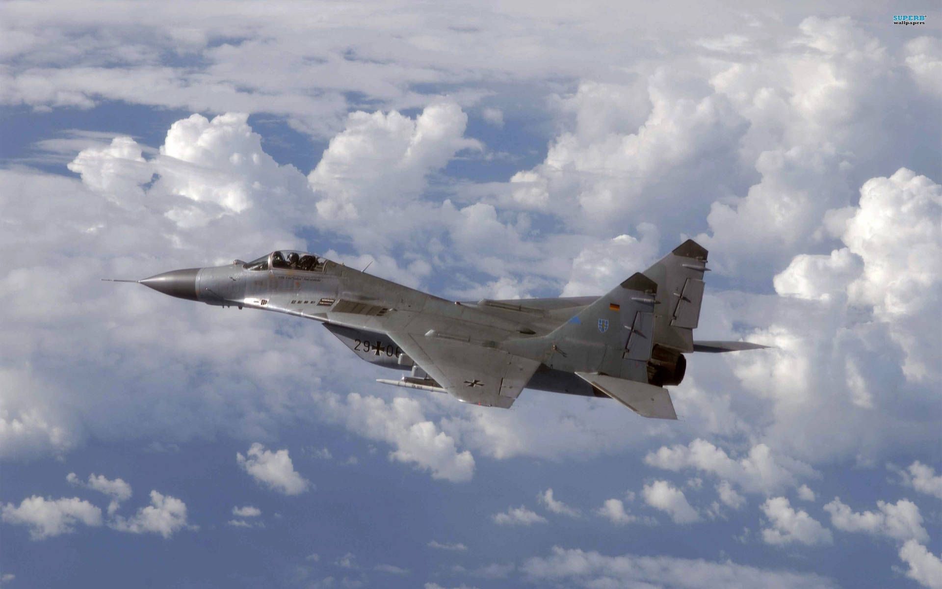 1920x1200 Russian Air Force Mig 29 Wallpaper